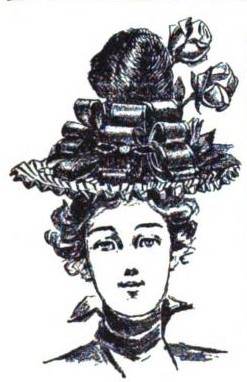 woman in big hat